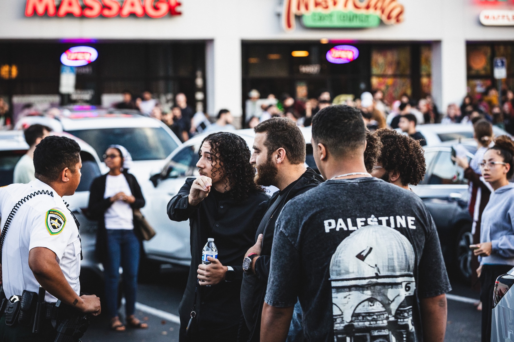 Vigil for Tampa man killed in West Bank interrupted by Christian content creators [PHOTOS]