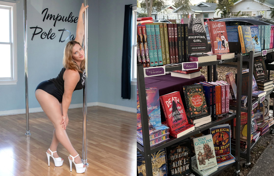 St. Pete pole dancers collab with local bookseller for ‘Booty, Books + Bubbles Party’